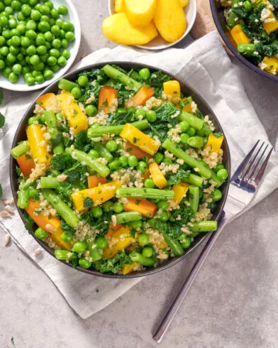 ZELENINA DO MISKY S QUINOOU