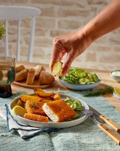 OBALOVANÉ PORCE Z TRESKY PESTRÉ